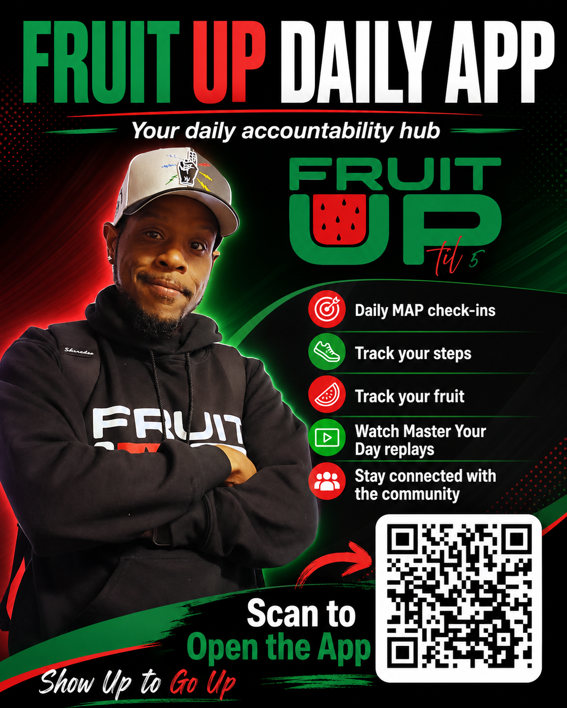 Fruit Up Daily Official App Promo Poster